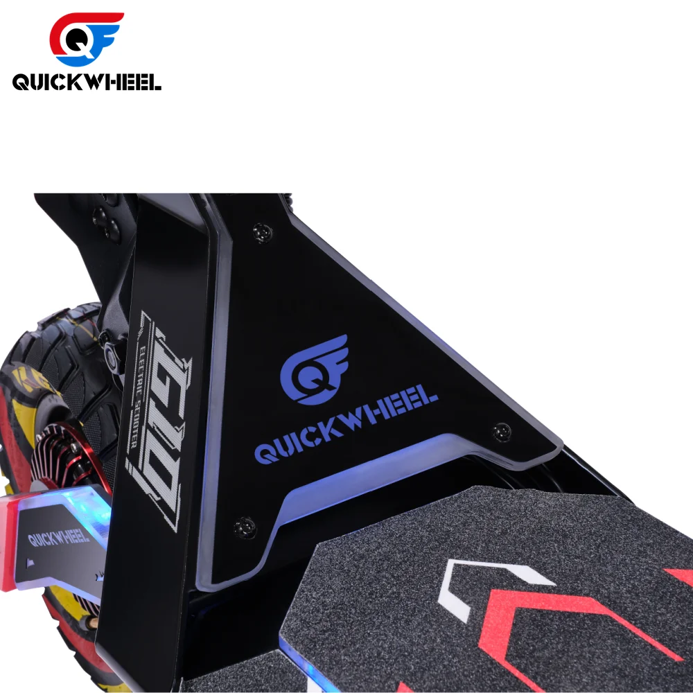 Quickwheel G10 China Manufacturer Electric Scooter 65Km 62km/h Long Range Two Wheel Electric Scooter Battery 48V 21Ah 4000W