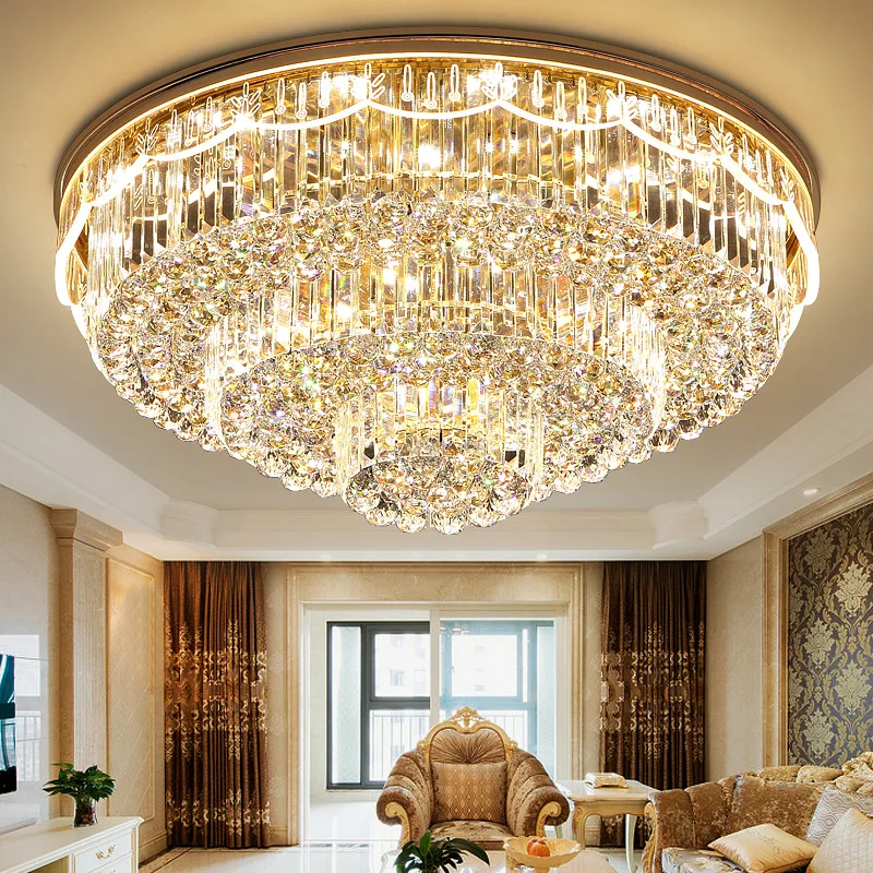 Modern K9 Crystal Lighting Ceiling Chandelier For Home Decoration