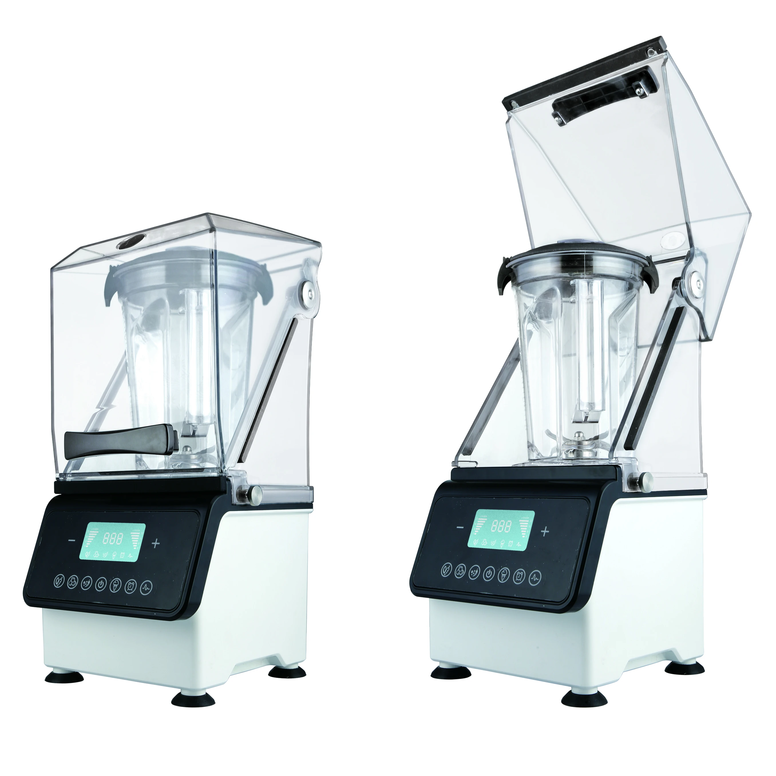 HEAVY DUTY 1200W 1500W POWERFUL ICE CRUSH INDUSTRIAL SOUNDPROOF PCB CONTROL TOUCH PANEL BPA FREE COMMERCIAL BLENDER MACHINE