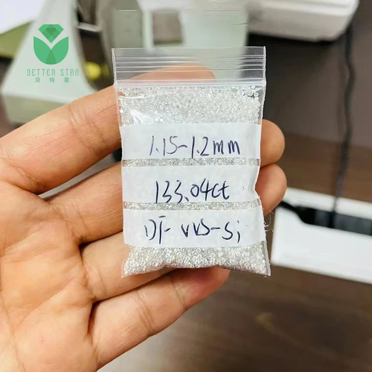 Синтетический алмаз цена за карат 0 8-3 3 мм Cvd Hpht Diamond Lab выращенные алмазы vvs1 оптом