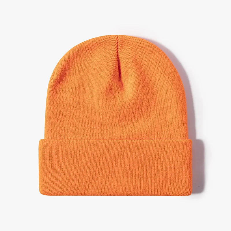 Wholesale blank Cheap price recycled acrylic beanie hats plain no logo adults hip hop stylish beanies hat knitted