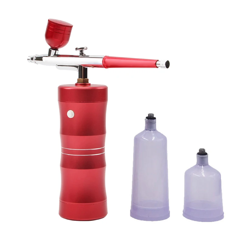 Mini air cordless nail airbrush machine paint gun makeup airbrush kit portable for models and with compressor