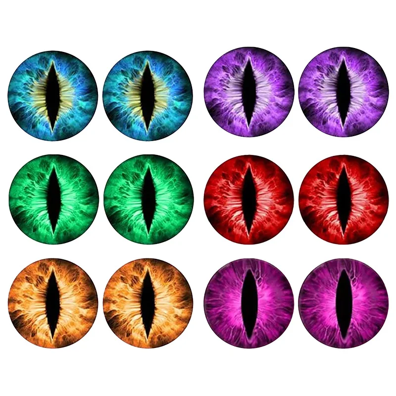 Funny DIY 3D Stereo SUV Headlight Decals Stickers Beast Eyes Sticker Headlight Decals