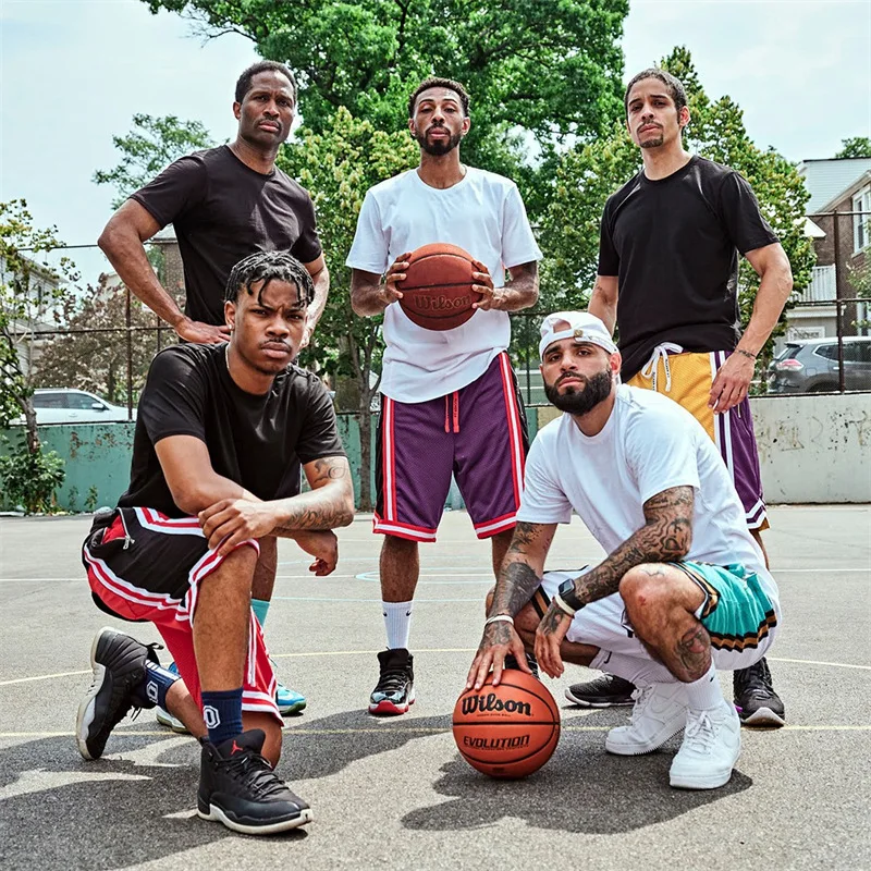 Custom logo retro old school throwback polyester mesh zipper embroidered Magic just mens don basketball shorts