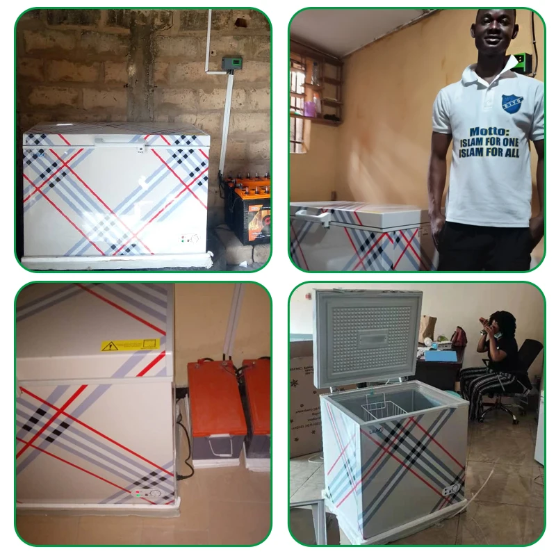 New Product Solar Powered Deep Freezer 63W 200L Refrigerator