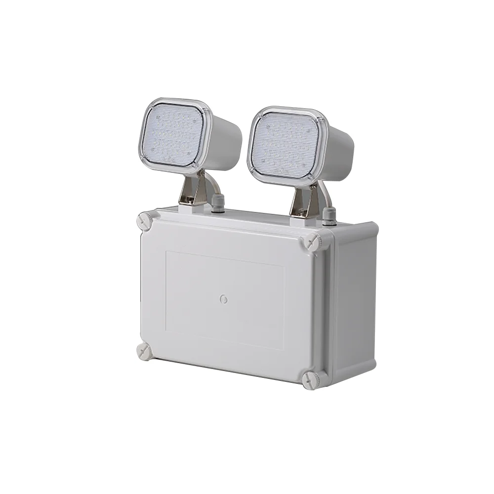 Factory outlet  IP65 Waterproof High Lumen 2x6W LED Twin-spot Emergency Light for hotel