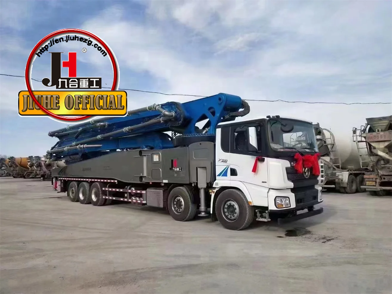 China 30m 38m 48m 52m 58m 62m 70m concrete pump truck and truck mounted concrete pump good price for sale