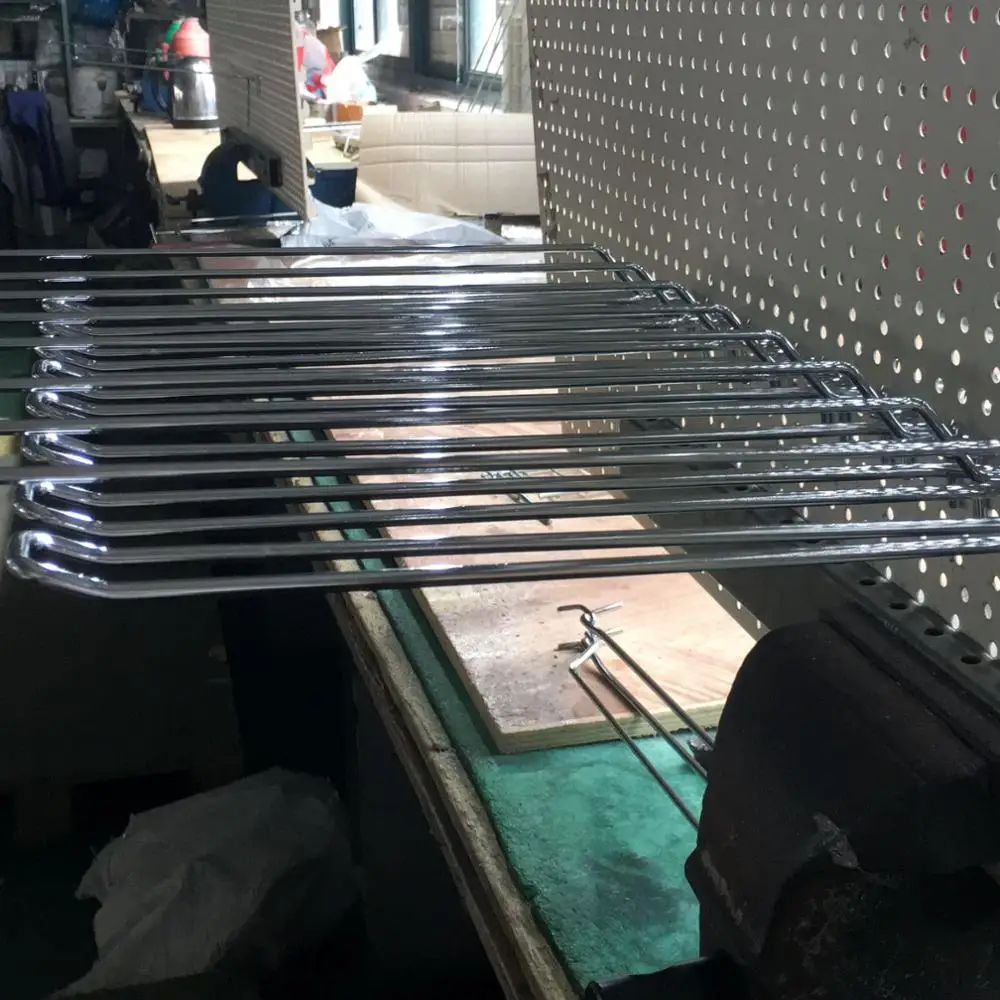 Rack Hooks and Prongs for Supermarket Shelving to Display Commodities on crossbar