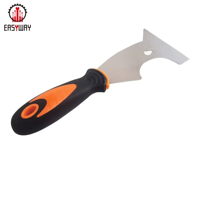Low Price Sales Tool Spealloy Stainless Steel Paint Scraper Taping Putty Knife Flexible Join Hammer Head Soft Grip Handle
