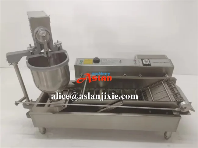 electric mini doughnut making frying machine/ commercial donuts forming fryer
