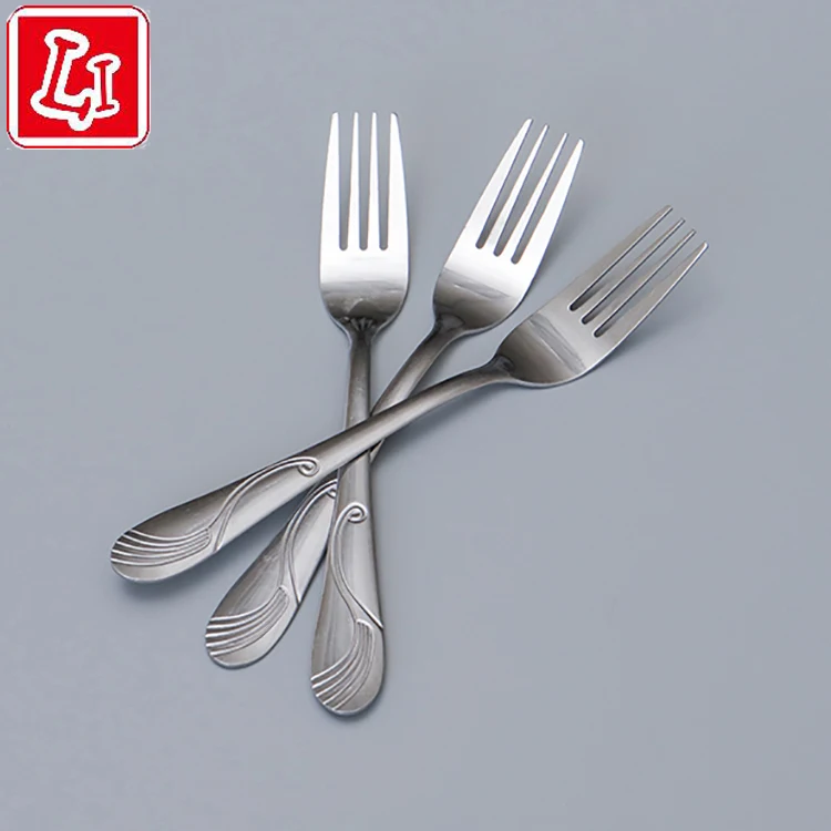 Stainless steel tableware kitchenware fork single item home style restaurant