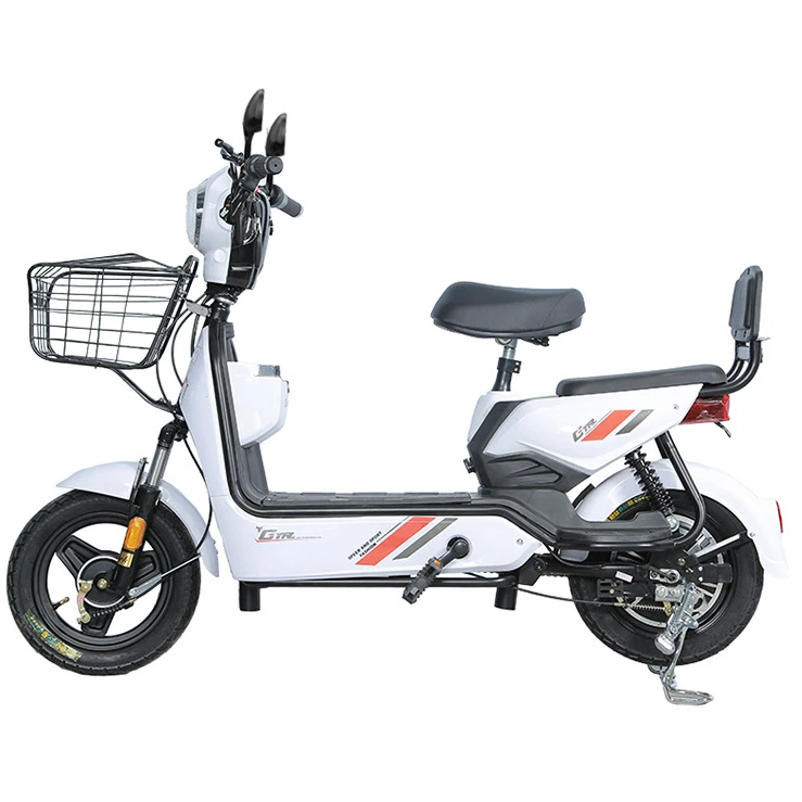 China Manufactory Wholesale 500w Double Seat Electric Bicycle Lead Acid Battery 12ah 13ah 23ah Electric Moped Scooter CE