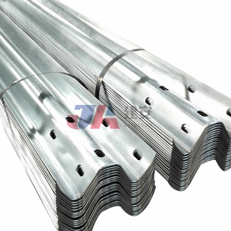 W-Beam Hot-Dip Galvanized Anti-Collision Barricade High-Quality Highway Guardrail Safety Barricade Road Safety Barricade System