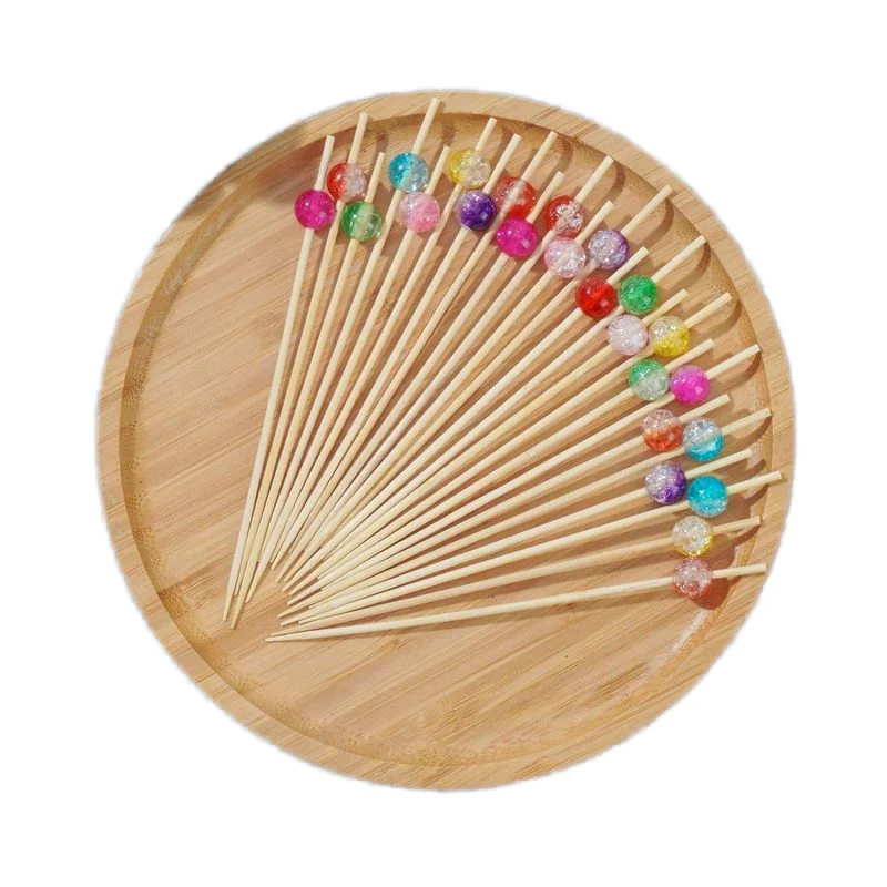 Hot Sale Customization Factory Direct Creativity Cocktail Party Toothpick Flag Pick Christmas Eco-friendly Flat Food Toothpick