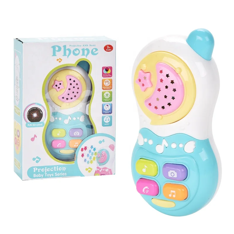 Wholesale Preschool Music Light Educational Baby Mobile Phone Toys For Kids