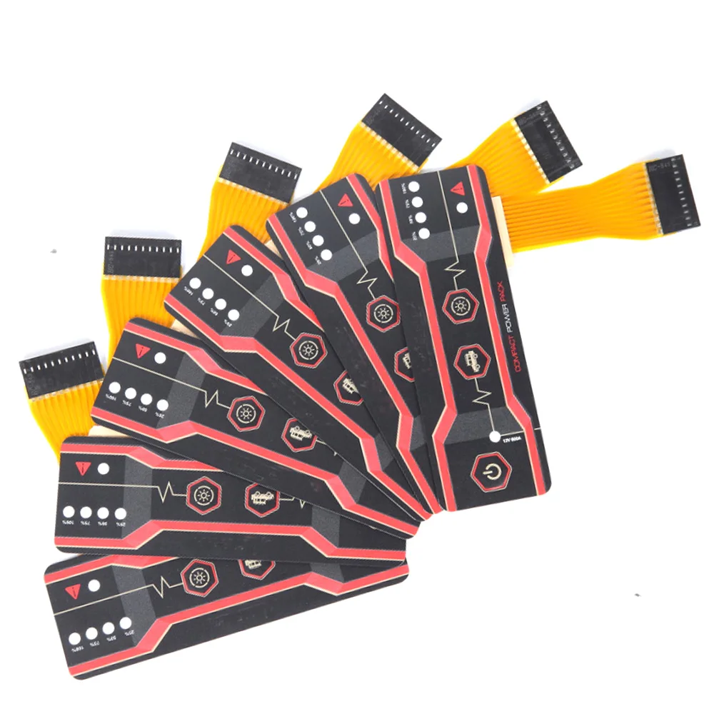 waterproof high quality custom tactile embossed membrane switch