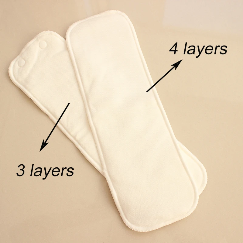 Manufacturer Reusable Washable Cloth Diaper Super Absorbent Fitted Diaper for Girls and Boys