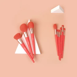 ZH Best Selling 9 Pieces Soft Vegan  Best Kabuki Luxury Pink Quality Ever Beauty Private Label Make up Brushes Cosmetic