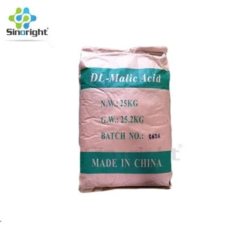 Best quality good price CAS 617-48-1 High Quality Malic Acid Bulk Dl-malic Acid food grade DL-Malic Acid