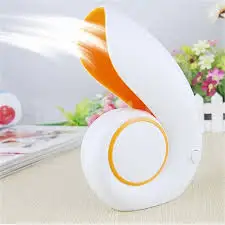 
Portable Air Cooling Fan Desktop Bladeless Small Fan Handheld Sea Snail Shape USB Fan 