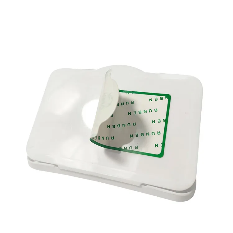 Self adhesive waterproof wet wipe sealing labels removable PP label for wet wipe sealing
