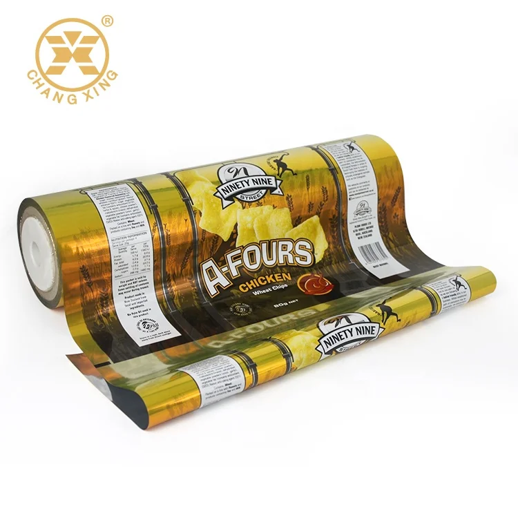 Changxing Made Printed Colombian Coffee Wrapping Lamination Film OEM Metalized Aluminum Film For Whole Bean Coffee