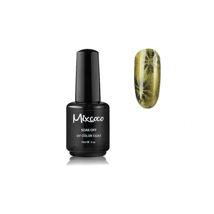 semipermanent complete unas hot products Mixcoco moonlight cat eye gel nail polish uv cat eye flash sparking gel salon supplies