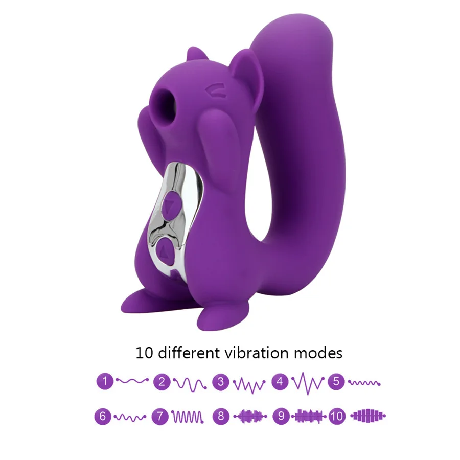 10 Handheld Wireless Sucking Vibrator Role Playing Massager Adult Sex Toys for Womens squirrel vibrating egg