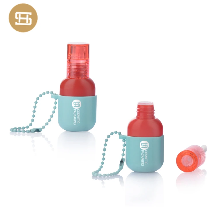 Cute Bottle Shaped Lipgloss Bottle Packaging Lip Tint empty Lip Gloss Wand Tube