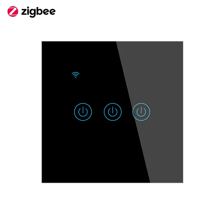 Zigbee Smart Home Alexa smart wifi dimmer wall switch with electric motion sensor light switch for EU UK market