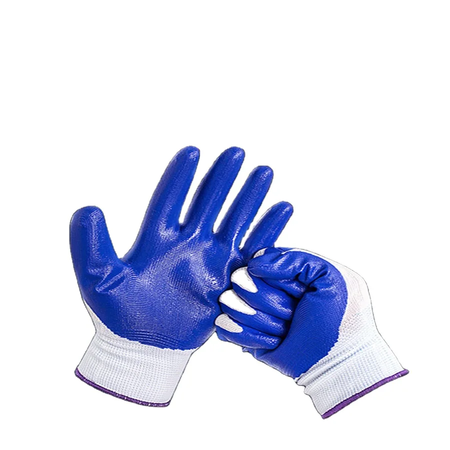 Guangzhou Manufacturers Safety protective gloves comfortable non-slip rubber household industrial latex gloves