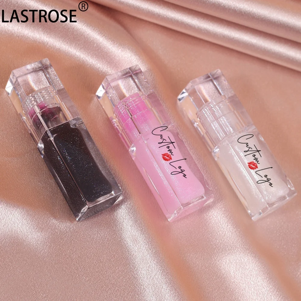 Hot Selling color changed lip oil 7 colors clear lip gloss mini clear tube private label clear lipgloss