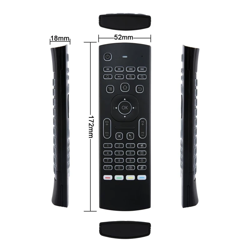 MX3 Air Mouse 2.4GHz Wireless Mini Keyboard Voice remote control IR Learning Remote Control For PC Android TV Box mini x96