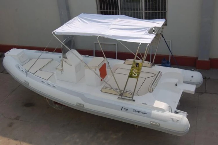 4.7M Hypalon RIB boat CE PVC 16ft Rigid Hard Bottom Inflatable Boat