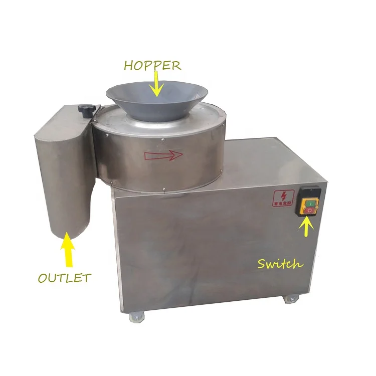 Commercial Potato Chip Slicer Cutter Large Output Vegetable Slice Cutting Shredding Machine