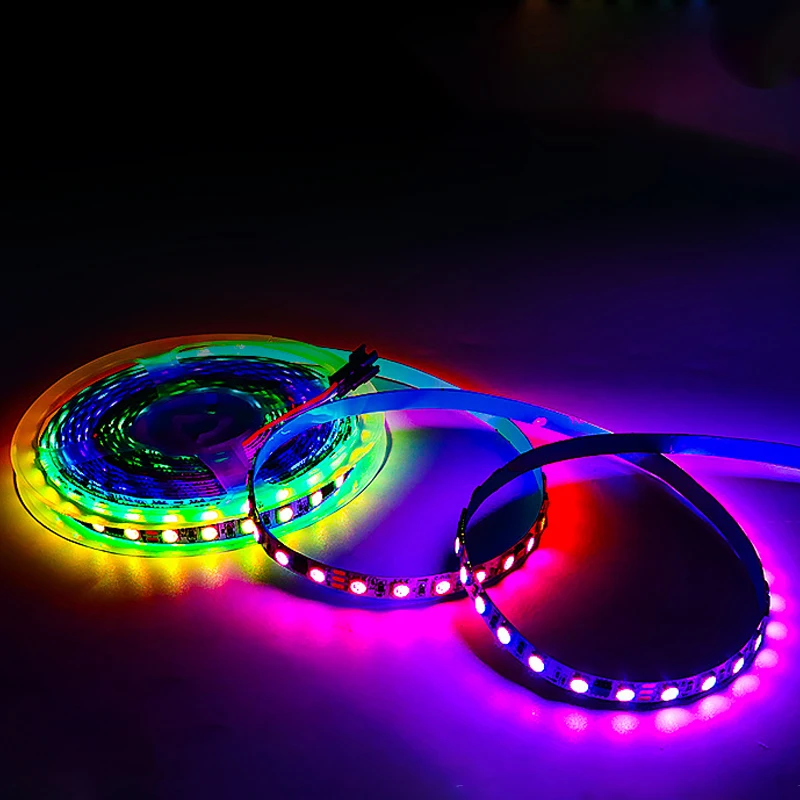 Led strip light 84 Leds/m IP30 IP67 addressable led strip electroplated board led2811 full color 8MM light strip