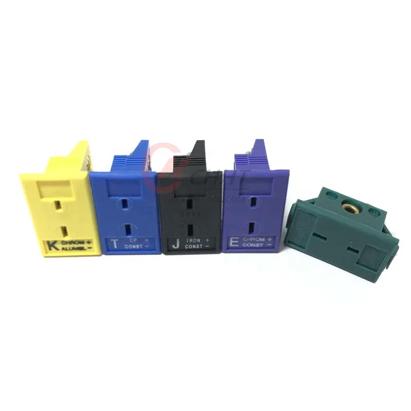 High quality K/T/J/E/R/S type mini thermocouple connector panel female with low cost