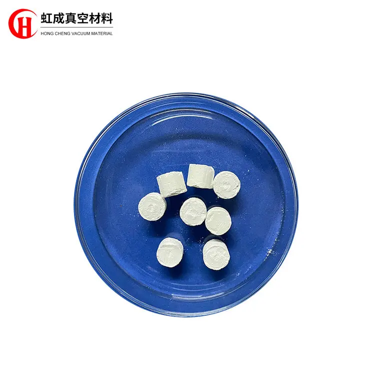 Manufacturer Supply High Purity Optical grade ZnS Tablet Zinc Sulfide Sintered Pellets ZnS Pastilles