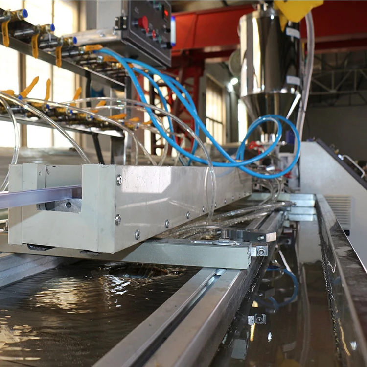 Plastic Upvc Profiles Equipments Pp Sheet Pvc Profile Extrusion Line Plastic Extruders Pvc Windows Profile Extrusion Line