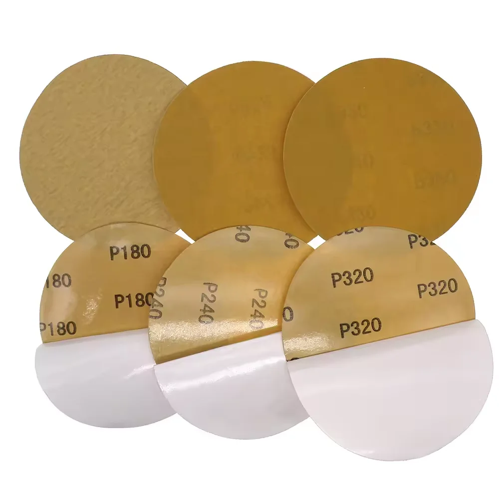 Aluminum Oxide Silicon Carbide Ceramic PSA Sanding Disc Ad hensive Sanding Disc Polishing of Metals and Woods for Abrasives