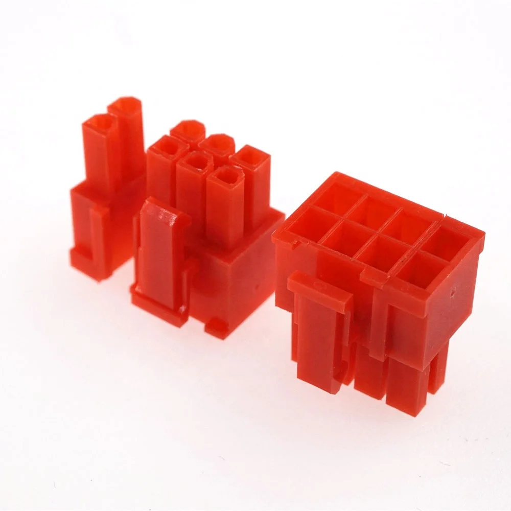 4.2 mm GPU 6+2 8 Pin Receptacle Housing Female Socket PCI Express PCI-E PCIe Video Card Graphic Card Shell cross Mini-Fit Jr