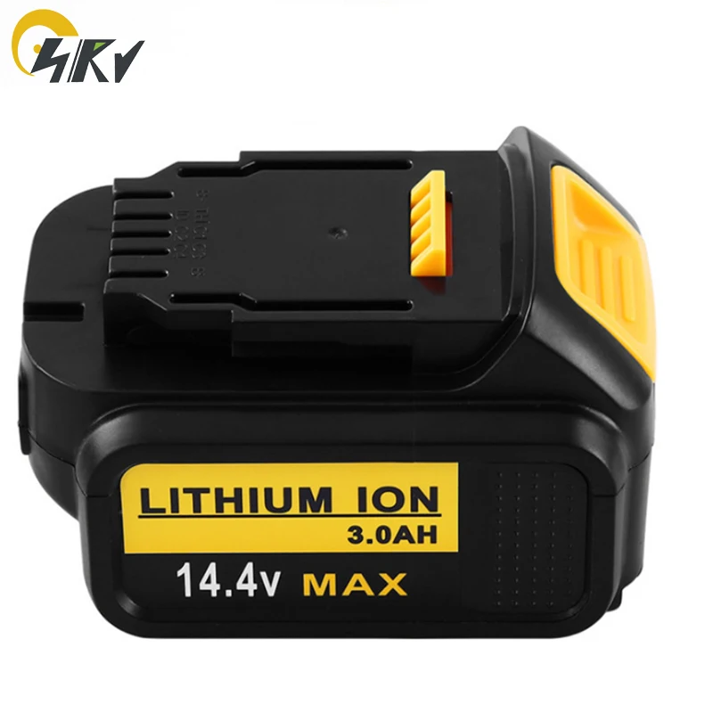 14.4V 4.0Ah Li-Ion Power Tool Replacement Cordless drill Battery for Dewalts DCB140  DCB141DCB142 DCB141-XJ