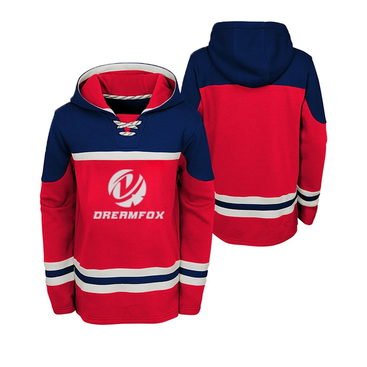 latest high quality oversized hoodie design wholesale winter long sleeve ice hockey hoodie jersey sweatshirt 100% cotton logo