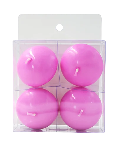 colored  paraffin wax floating candle for wedding decoration on water