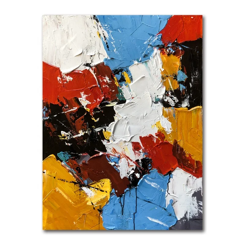 Hand Painted Palet for 100 Handmade Wall Art Oil Fish Home Decor