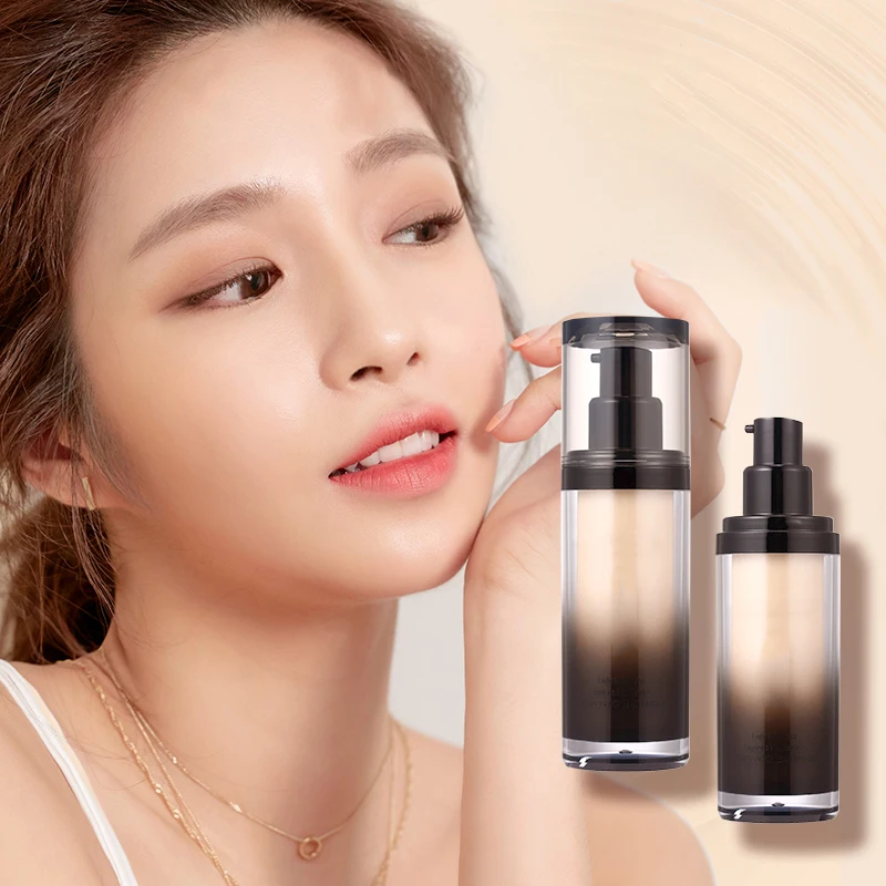  Private Label Full Coverage Fit Me Make Up Waterproof Makeup Liquid Foundation For Black