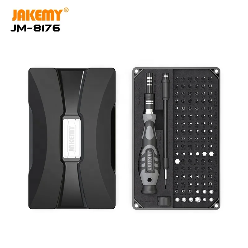 106 in 1 Precise screwdriver set with magnetic bits for repairing game console, phone, laptop, smart watch