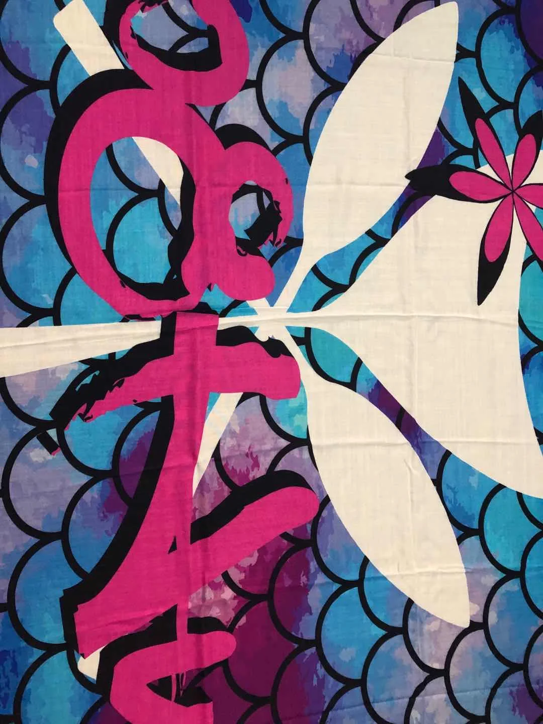 Custom design print USA hawaii style 100% rayon women beach sarong pareo beachwear