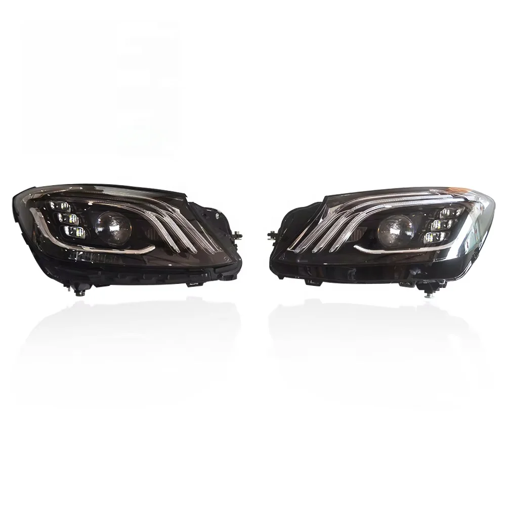 Автомобильные модернизированные светодиодные фары для S класса W222 2014-17 модифицированные до полного светодиодной DRL AFS автомобильные аксессуары Benz