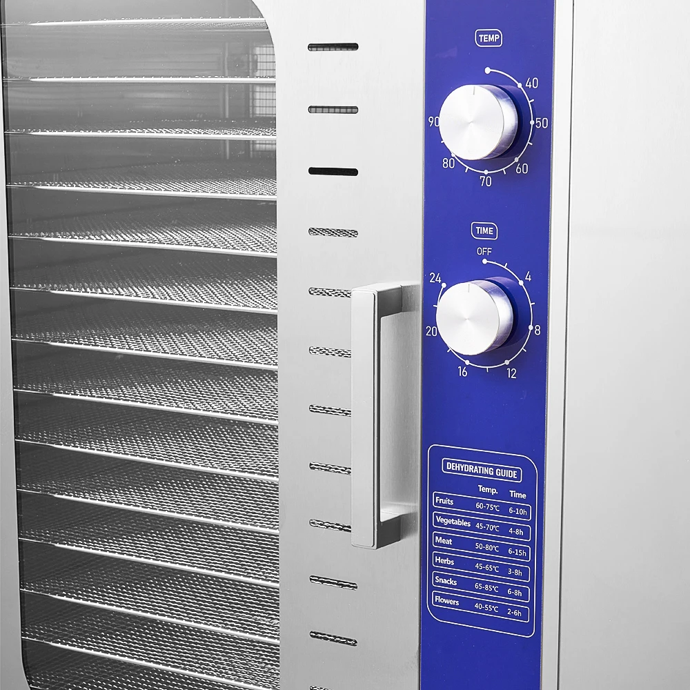 Commercial 16 Trays Stainless Steel Shrimp Processing Dehydrator Seed Dehydrator Machine